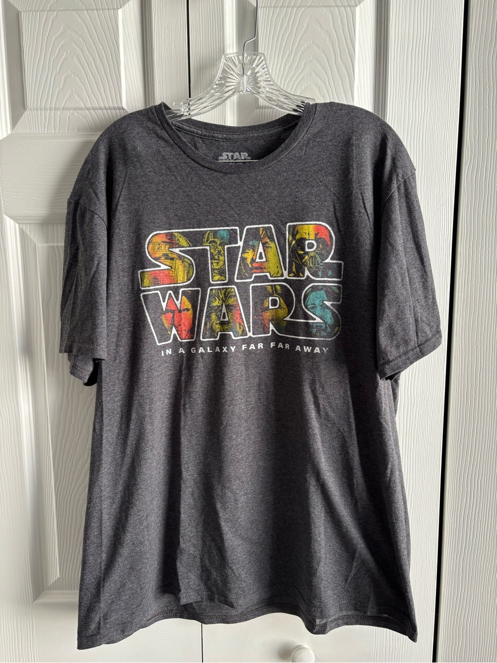 MAD Engine Charcoal Star Wars Graphic Tee with Multicolor Logo